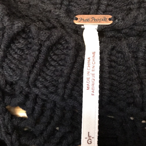 Free People snowflake colorblocked pointelled sweater inTeal Ocean Combo - Picture 6 of 10